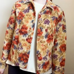 Coldwater Creek Floral Jacket